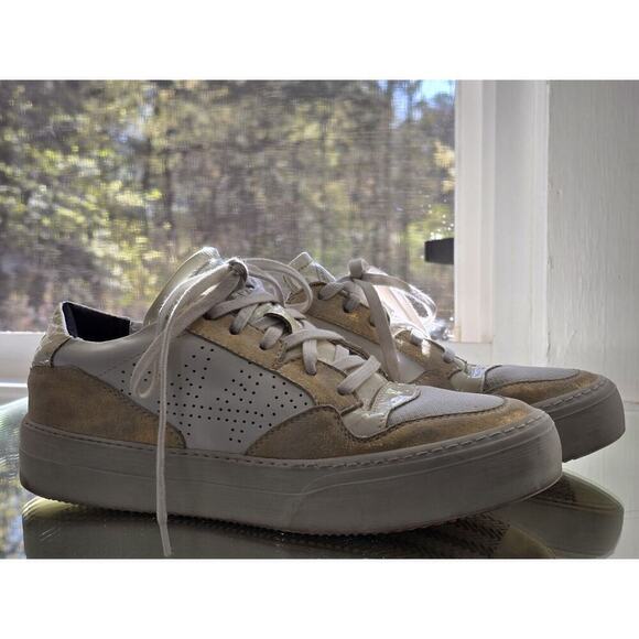 P448 Shoes - P448 Women's Sneakers Size Euro 38 US 7.5-8 White Low Top